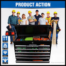 HORUSDY 10 - Drawer Tool Box Chest Toolbox Lockable Drawer Cabinet Garage Storage - RnR Galore