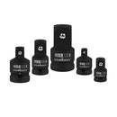 HORUSDY 5Pcs Impact Socket Adapter Set Socket Reducer 1/4 3/8 1/2 Inch Drive - RnR Galore