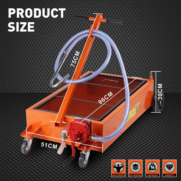 HORUSDY 76L Low Profile Waste Oil Drainer Mobile Workshop Pump Vehicle 4WD Truck - RnR Galore