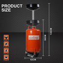 HORUSDY 80L Mobile Waste Oil Drainer Telescopic Workshop Fluid Collection Tank - RnR Galore