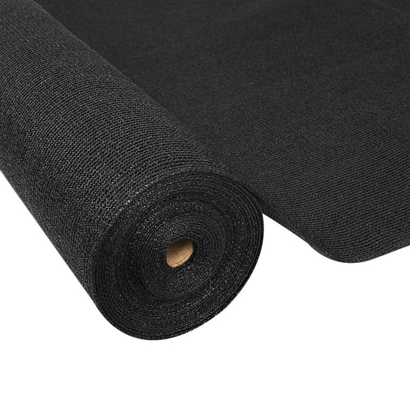 Instahut 70% Shade Cloth 1.83x50m Shade Cloth Sail Heavy Duty Shadecloth Garden Mesh Roll BK - RnR Galore