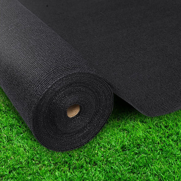 Instahut 70% Shade Cloth 1.83x50m Shade Cloth Sail Heavy Duty Shadecloth Garden Mesh Roll BK - RnR Galore