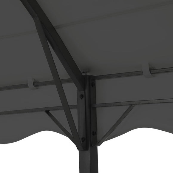 Instahut Gazebo Marquee 4x3m Outdoor Event Wedding Tent Camping Party Shade Iron Art Canopy Grey - RnR Galore