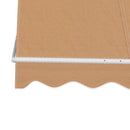 Instahut Window Fixed Pivot Arm Awning Outdoor Retractable Canopy 2.1X2.1M Beige - RnR Galore