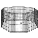 i.Pet 2x30" 8 Panel Dog Playpen Pet Fence Exercise Cage Enclosure Play Pen - RnR Galore