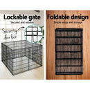 i.Pet 2x36" 8 Panel Dog Playpen Pet Fence Exercise Cage Enclosure Play Pen - RnR Galore