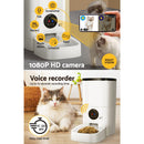 i.Pet Automatic Pet Feeder 6L Wifi Camera Dog Cat Smart Food Dispenser Timer - RnR Galore