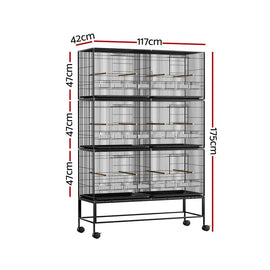 i.Pet Bird Cage 175cm Large Aviary - RnR Galore