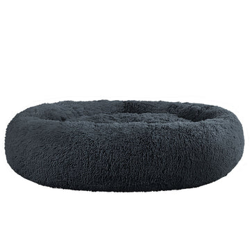i.Pet Pet Bed Dog Cat 110cm Calming Extra Large Soft Plush Dark Grey - RnR Galore