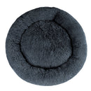 i.Pet Pet Bed Dog Cat 110cm Calming Extra Large Soft Plush Dark Grey - RnR Galore