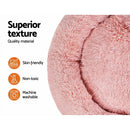 i.Pet Pet Bed Dog Cat 110cm Calming Extra Large Soft Plush Pink - RnR Galore