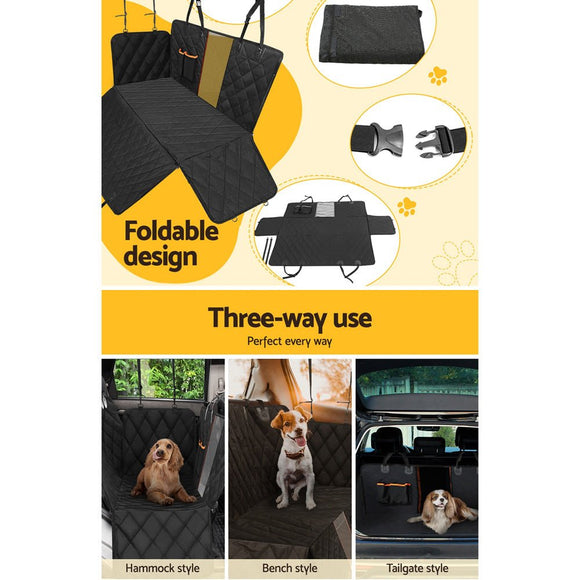 i.Pet Pet Car Seat Cover Dog Hammock Protector Back Waterproof Belt Non Slip Mat - RnR Galore