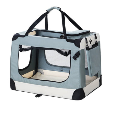 i.Pet Pet Carrier Soft Crate Dog Cat Travel 90x61CM Portable Foldable Car 2XL - RnR Galore
