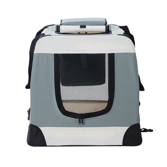 i.Pet Pet Carrier Soft Crate Dog Cat Travel 90x61CM Portable Foldable Car 2XL - RnR Galore