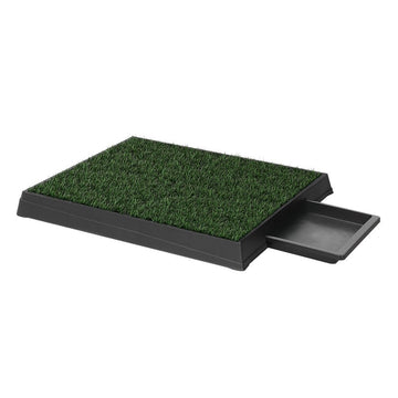 i.Pet Pet Training Pad Dog Potty Toilet Large Portable With Tray Grass 2 Mats - RnR Galore