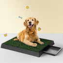 i.Pet Pet Training Pad Dog Potty Toilet Large Portable With Tray Grass 2 Mats - RnR Galore