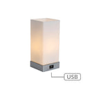 Jessica Rectangle Touch Lamp with USB Port - RnR Galore