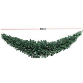 Jingle Jollys 1.8m Christmas Garland Xmas Decorations Green Wedding Party - RnR Galore