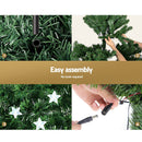 Jingle Jollys 2.4m Christmas Tree Optic Fibre LED Xmas tree Multi Colour - RnR Galore