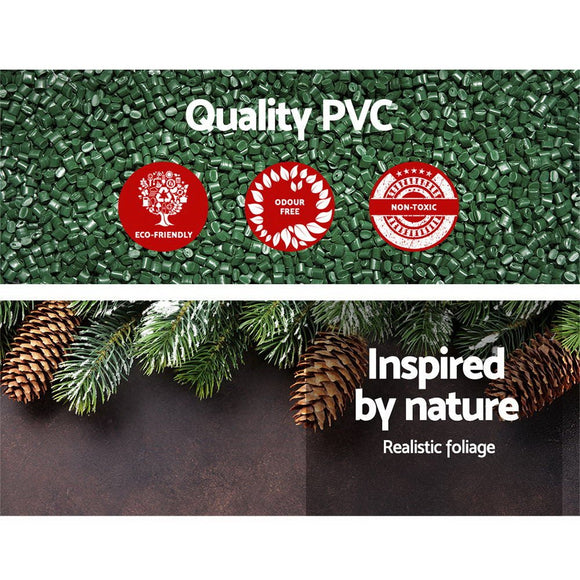 Jingle Jollys 60cm Christmas Wreath Garland Xmas Decorations Wedding Party - RnR Galore