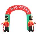 Jingle Jollys Christmas Inflatable Archwary Nutcracker 3M Illuminated Decorations - RnR Galore