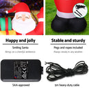 Jingle Jollys Christmas Inflatable Santa 2.4M Illuminated Decorations - RnR Galore