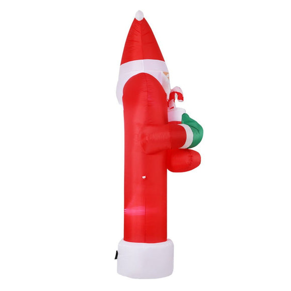 Jingle Jollys Christmas Inflatable Santa Archway 2.3M Outdoor Decorations Lights - RnR Galore