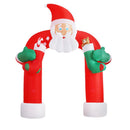 Jingle Jollys Christmas Inflatable Santa Archway 2.3M Outdoor Decorations Lights - RnR Galore
