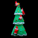 Jingle Jollys Christmas Inflatable Santa Tree 5M Illuminated Decorations - RnR Galore