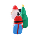 Jingle Jollys Christmas Inflatable Tree Snowman 2.7M Illuminated Decorations - RnR Galore