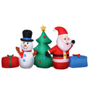 Jingle Jollys Christmas Inflatable Tree Snowman 2.7M Illuminated Decorations - RnR Galore