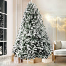 Jingle Jollys Christmas Tree 1.8M Xmas Trees Decorations Snowy 758 Tips - RnR Galore