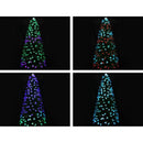 Jingle Jollys Christmas Tree 2.1M 7FT LED Xmas Multi Colour Lights Optic Fibre - RnR Galore