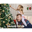 Jingle Jollys Christmas Tree 2.4M Xmas Trees Decorations Snowy 1500 Tips - RnR Galore