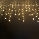 Jingle Jollys Solar Christmas Lights 80 LED 3M Icicle Light Star Decorations - RnR Galore