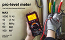 KAIWEETS Digital Multimeter TRMS 6000 Counts Voltmeter Auto - Ranging Fast Accurately Measures Voltage Current Amp Resistance Diodes Continuity Duty - Cycle Capacitance Temperature for Automotive - RnR Galore