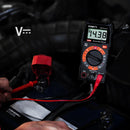 KAIWEETS Digital Multimeter with Case, DC AC Voltmeter, Ohm Volt Amp Test Meter and Continuity Test Diode Voltage Tester for Household Outlet, Automotive Battery Test (Anti - Burn with Double Fuses) - RnR Galore