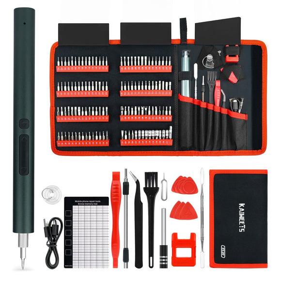 KAIWEETS Mini Electric Screwdriver, 137 in 1 Electric Precision Screwdriver - RnR Galore