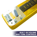 Karrera 29in 6 - String Lap Steel Hawaiian Guitar - Metallic Gold - RnR Galore