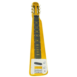 Karrera 29in 6 - String Lap Steel Hawaiian Guitar - Metallic Gold - RnR Galore