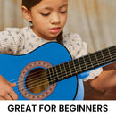 Karrera 34in Acoustic Children no cut Guitar - Blue - RnR Galore