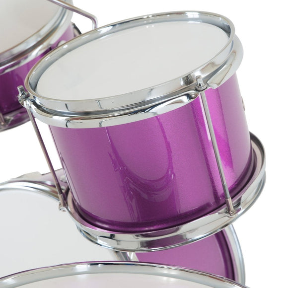 Karrera Childrens 4pc Drum Kit - Purple - RnR Galore