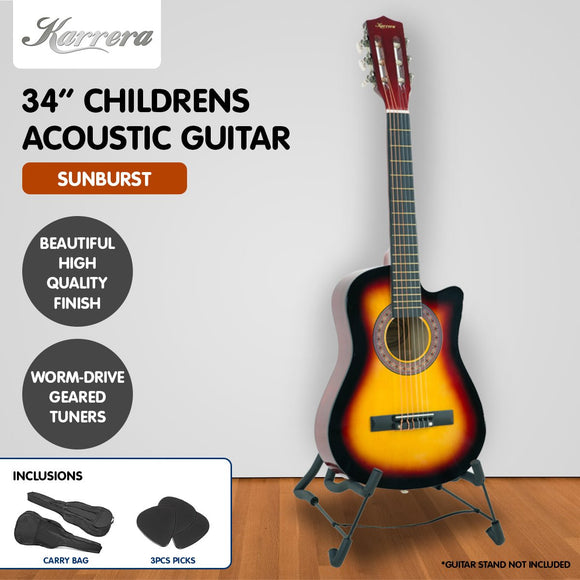 Karrera Childrens Acoustic Guitar Kids - Sunburst - RnR Galore