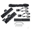 Kayak Bike Hoists Hanger Ladder Ceiling Mount 20kg Capacity Hooks Pulleys - RnR Galore