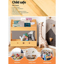 Keezi 3 Tiers Kids Bookshelf Magazine Shelf Organiser Bookcase Display - RnR Galore