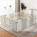 Keezi Baby Playpen 16 Panels Foldable Toddler Fence Safety Play Activity Centre - RnR Galore