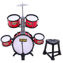 Keezi Kids 7 Drum Set Junior Drums Kit Musical Play Toys Childrens Mini Big Band - RnR Galore