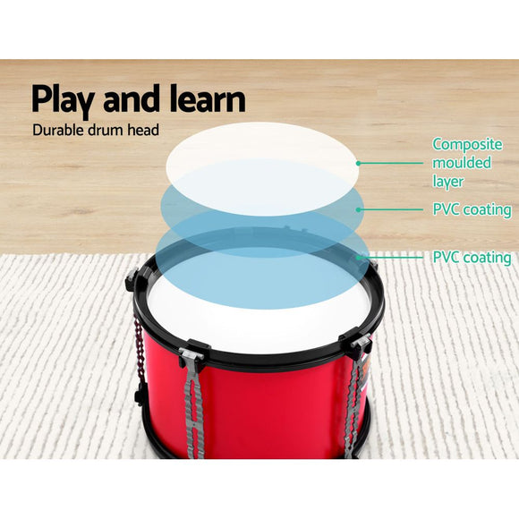 Keezi Kids 7 Drum Set Junior Drums Kit Musical Play Toys Childrens Mini Big Band - RnR Galore