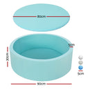 Keezi Kids Ball Pit 90x30cm Ocean Foam Play Pool Barrier Toys Children Blue - RnR Galore