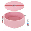 Keezi Kids Ball Pit 90x30cm Ocean Foam Play Pool Barrier Toys Children Pink - RnR Galore